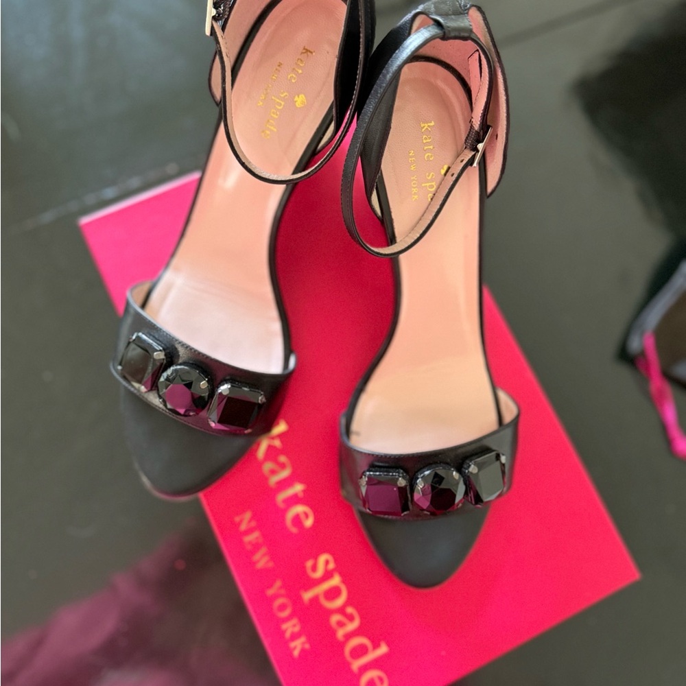 Kate Spade Black Women's Wedges 9M